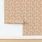Boho Pink Floral Warm Colors Botanical Garden Bloom Meadow Wildflower Blush Pink Beige Custom Removable Wallpaper by Spoonflower Peel & Stick Wallpaper 2FT Wide